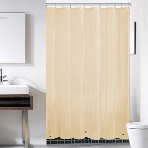 downluxe 抗菌防霉浴帘 72" x 72" @ Amazon