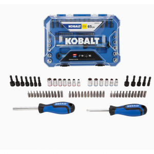 Kobalt 螺丝刀工具套装65件 @ Lowes