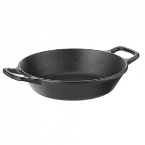 Lodge L5RPL3  8英寸铸铁圆形锅，黑色 @ Amazon