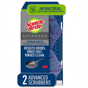 Scotch-Brite 无划痕洗碗刷2只，不粘锅专用 @ Amazon