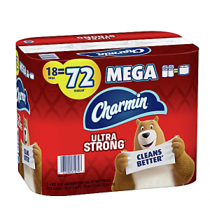 Charmin Ultra-Strong 2-Ply Toilet Paper, 264 Sheets Per Roll, Pack Of 18 Mega Rolls
