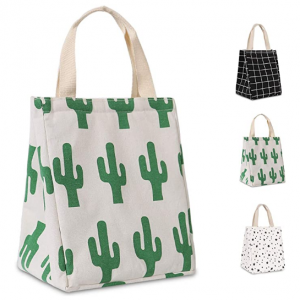 5折！HOMESPON 绝缘帆布午餐袋 带铝箔 持久保温 @ Amazon