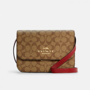 60% Off Coach Brynn Flap Crossbody In Signature Canvas @ Coach Outlet