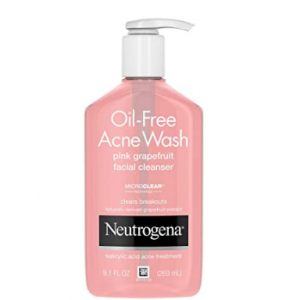 Neutrogena Oil-Free Salicylic Acid Pink Grapefruit Pore Cleansing Acne Wash 9.1floz @ Amazon 