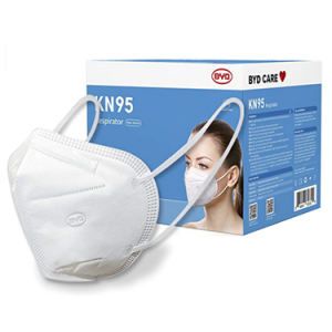 BYD CARE KN95 Respirator, 50 Pieces, GB2626 @ Amazon