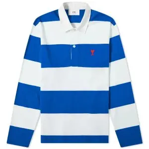 END.官网AMI蓝白条纹小红心长袖T恤优惠！