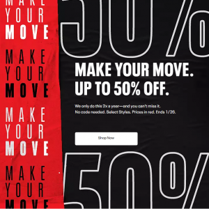 Up To 50% Off Outlet @ Under Armour