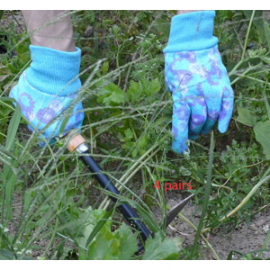 HANDLANDY 女士园艺工作手套  4双入