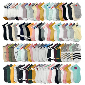 WAFUNNE 女士薄款纯棉休闲袜 20双