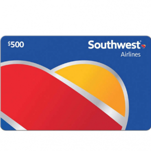 Costco - 西南航空（Southwest Airlines ）禮卡，原價$500僅售$449.99 