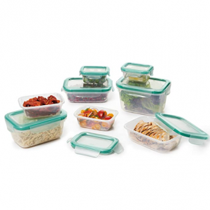 OXO 食品保鲜盒8套装 密封、防漏、耐高温 @ Amazon