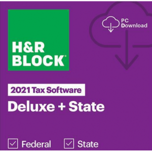$7 off H&R Block 2021 Deluxe + State @Newegg