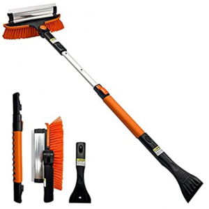 Tenozek 37.5" Ice Scraper and Extendable Snow Brush $23.91