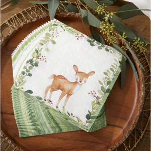 Woodland Baby 2 Ply Paper Napkins (Set of 30)