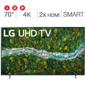 Costco - LG 70" UP7670 4K HDR LED 智能電視，現價$649.99