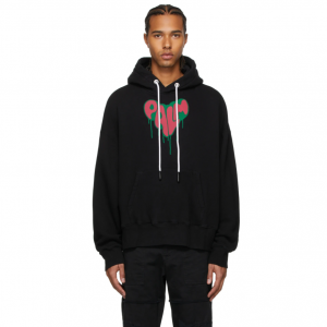 PALM ANGELS 心形连帽衫