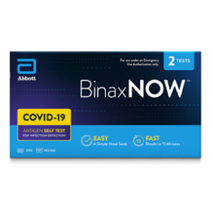 BinaxNOW COVID-19 Antigen Rapid Self-Test at Home Kit 2.0ea @ Walgreens