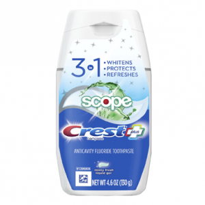 Crest Complete Plus Scope 3-In-1 Whitening Liquid Gel Toothpaste Mint 4.6oz @ Walgreens