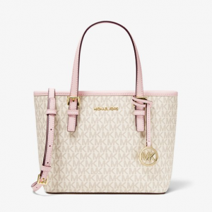 Extra 20% Off MICHAEL MICHAEL KORS Jet Set Travel Extra-Small Logo Top-Zip Tote Bag