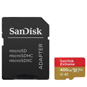 SanDisk Extreme 400GB microSD Card with Adapter @Costco