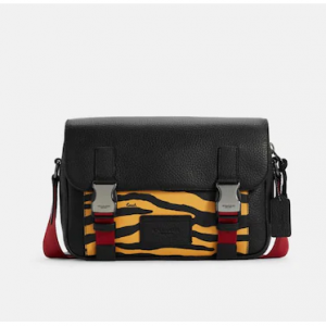 60% Off Coach Track Crossbody With Tiger Print @ Coach Outlet
