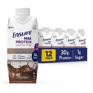 Ensure Max Protein Nutrition Shake, 11 Fl Oz, 12 Count @ Amazon