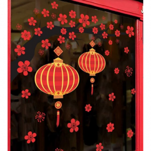 SHEIN Selected Chinese New Year Wall Sticker 