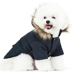 PetBoBo Cat Dog Doggie Down Jacket Hoodie Coat Pet Clothes Warm Clothing for Small Dogs @ Amazon