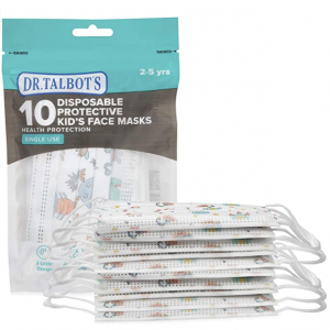 Dr. Talbot's Disposable Kid's Face Mask, 10 Count @ Amazon
