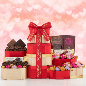 Godiva Red & Gold Valentine's Day Tower 1.21 lbs @ Costco