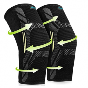 JLebow 2 Pack Knee Braces Sleeves @ Amazon