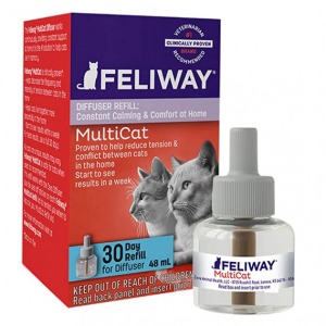 FELIWAY MultiCat Calming Diffuser Refill, 1 Pack @ Amazon