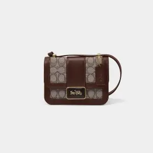 60% Off COACH Alie in Beige Canvas Sale @ Monnier Frères