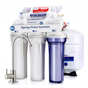 iSpring RCC7AK, 75 GPD, 6-Stage Reverse Osmosis, pH+ Alkaline Remineralization RO Water Filter 