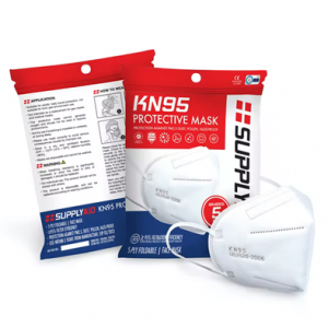 SUPPLYAID® RRS-KN95-5PK KN95 Protective Face Mask, 5-Pack @ Snow Joe