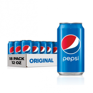 Pepsi 百事可乐12 oz x 18罐 @ Walmart