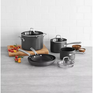 Calphalon Classic Hard-Anodized Nonstick 8-Pc. Cookware Set @ Macy's