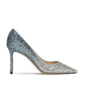 Jimmy Choo 85mm Romy Gradient Glittered 高跟鞋
