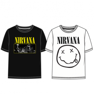 Nirvana 男童摇滚音乐图案T恤 ,2件 @ Walmart