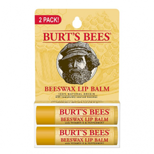 Burt’s Bees Lip Balm, Moisturizing Lip Care Valentine’s Gift (2 Pack)  @ Amazon