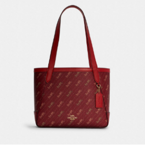 65% Off Coach Horse And Carriage Tote 27 With Horse And Carriage Dot Print @ Coach Outlet