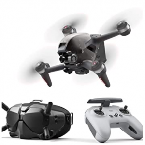 Amazon - DJI FPV 穿越機套裝, 配合VR眼鏡第一視角飛行+零百加速2s，立減$300