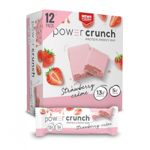 Power Crunch 乳清蛋白棒 草莓奶油味 1.4oz 12条 @ Amazon