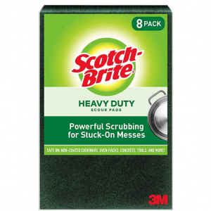 Scotch-Brite Heavy Duty Large Scour Pads, Scouring Pads, 8 Pads @ Amazon
