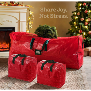 50% off ZOBER 3-Pack Christmas Artificial Tree Storage Bag and Two Garland Bags @ Amazon