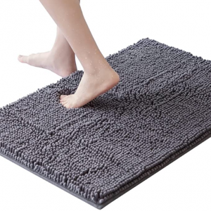 Lifewit Extra Soft Bathroom Rug Mat, Grey, 20 ×30 inch @ Amazon