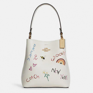 Coach Small Town Bucket Bag With Diary Embroidery Insider Early Access Sale @ COACH Outlet
