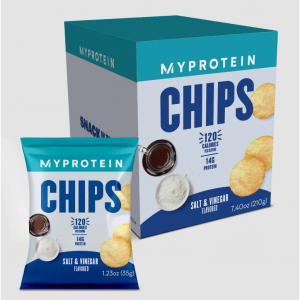 Protein Chips (Box of 6) High Protein, 120 Cal snack