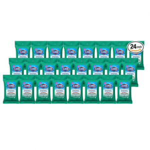 Clorox Disinfecting Wipes On The Go, Bleach Free Travel Wipes, 9 Ct, Pack of 24 @ Amazon