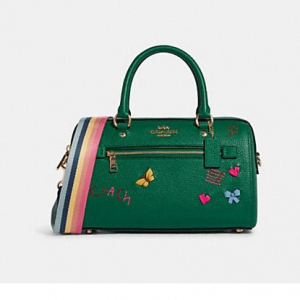 50% Off Rowan Satchel With Diary Embroidery @ Coach Outlet